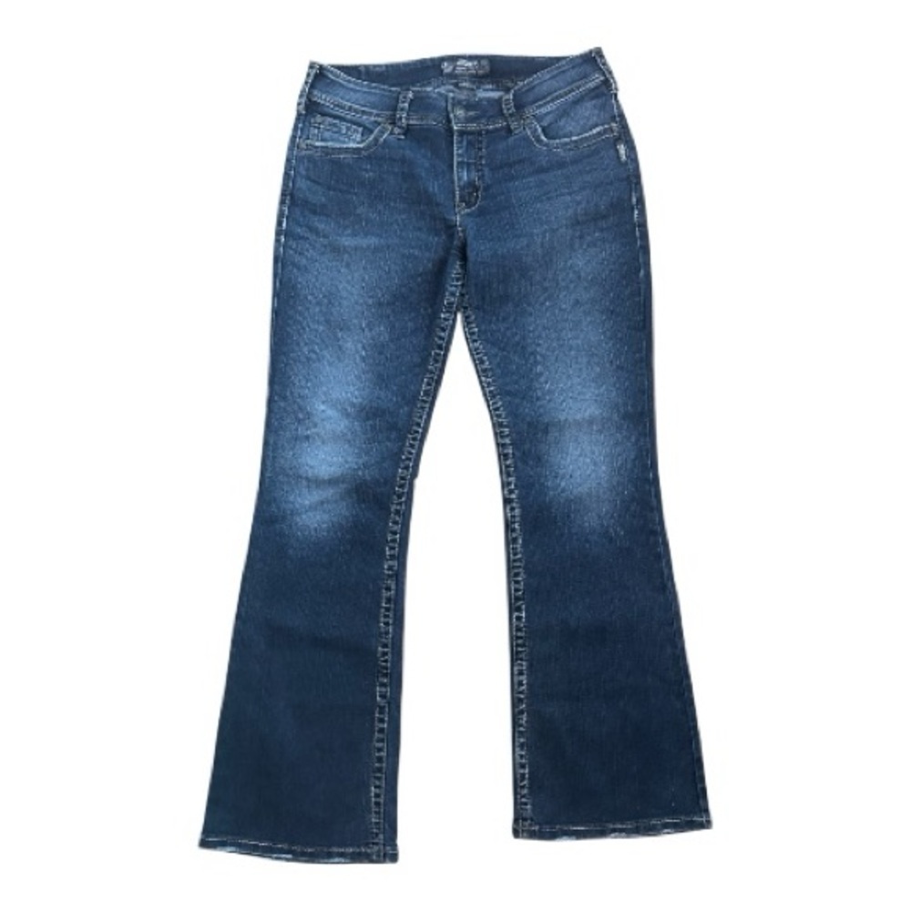 Silver Suki Surplus Women's Blue Flared Jeans sz 31, 018